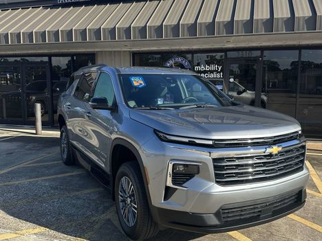 New Wheelchair Van For Sale: 2026 Chevrolet Traverse LT Wheelchair Accessible Van For Sale with a BraunAbility Chevrolet Traverse - Wheelchair SUV on it. VIN: 1GBERGKS0TJ368376