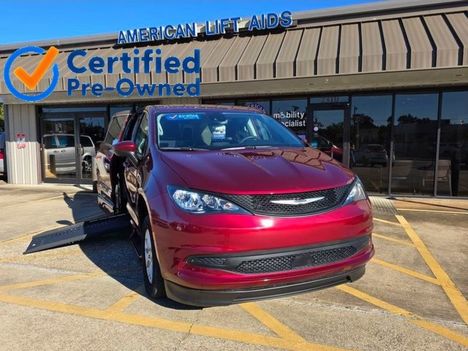 Used Wheelchair Van For Sale: 2023 Chrysler Voyager LX Wheelchair Accessible Van For Sale with a BraunAbility Chrysler Foldout XT on it. VIN: 2C4RC1CG4PR603403