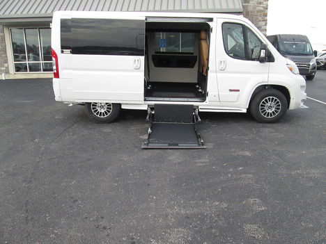 New Wheelchair Van For Sale: 2025 Ram Promaster 1500 SLT+ Low Roof Wheelchair Accessible Van For Sale with a TEMPEST Pro-Master Tempest X on it. VIN: 3C6LRVAG5SE532583