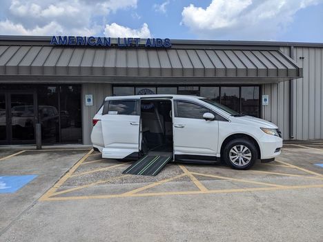 Used Wheelchair Van For Sale: 2016 Honda Odyssey EX Wheelchair Accessible Van For Sale with a VMI Honda Northstar on it. VIN: 5FNRL5H42GB026502
