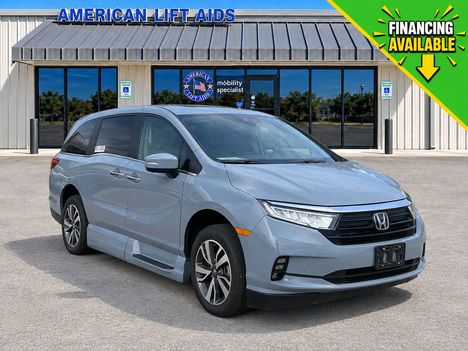 Used Wheelchair Van For Sale: 2023 Honda Odyssey Touring Wheelchair Accessible Van For Sale with a VMI Honda Northstar on it. VIN: 5FNRL6H84PB041528