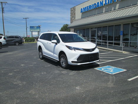 New Wheelchair Van For Sale: 2026 Toyota Sienna LE Wheelchair Accessible Van For Sale with a VMI Toyota Sienna Hybrid - Rear Entry - FWD on it. VIN: 5TDKRKEC1TS302217