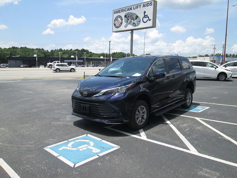 New Wheelchair Van For Sale: 2026 Toyota Sienna LE Wheelchair Accessible Van For Sale with a VMI Toyota Sienna Hybrid - Rear Entry - FWD on it. VIN: 5TDKRKEC3TS319410
