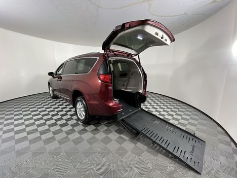 Used Wheelchair Van For Sale: 2020 Chrysler Pacifica Touring L Wheelchair Accessible Van For Sale with a Braun Long Channel Rear Entry on it. VIN: 2C4RC1BG6LR253879