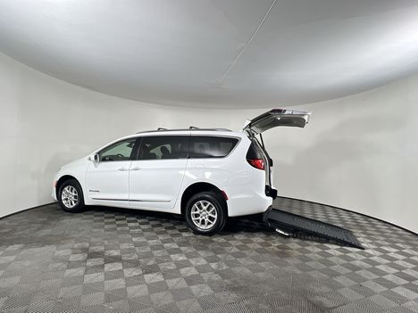 Used Wheelchair Van For Sale: 2020 Chrysler Pacifica Touring L Wheelchair Accessible Van For Sale with a Braun Long Channel Rear Entry on it. VIN: 2C4RC1BG8LR232323