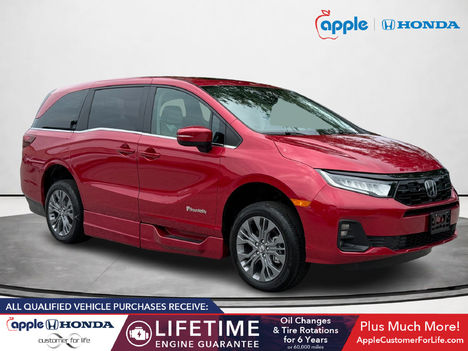 New Wheelchair Van For Sale: 2026 Honda Odyssey  Wheelchair Accessible Van For Sale with a BraunAbility Side Entry Ramp In-Floor on it. VIN: 5FNRL6H89TB010916