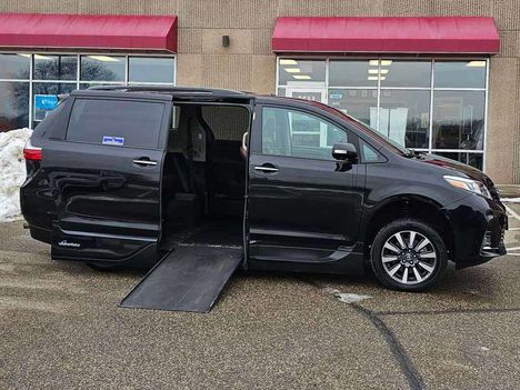 Used Wheelchair Van For Sale: 2019 Toyota Sienna Limited Wheelchair Accessible Van For Sale with a AT Conversions on it. VIN: ATCD-7161