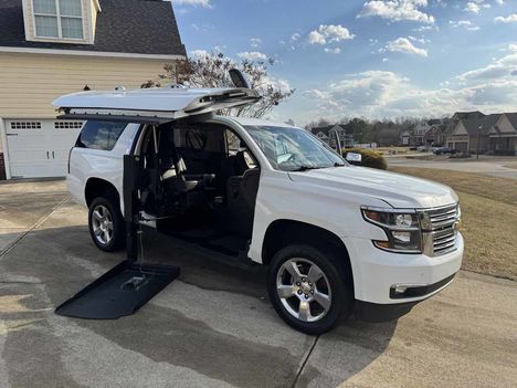 Used Wheelchair Van For Sale: 2017 Chevrolet Suburban Premier Wheelchair Accessible Van For Sale with a AT Conversions on it. VIN: ATCD-9277