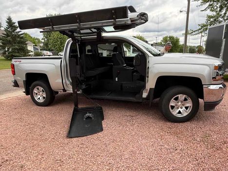 Used Wheelchair Van For Sale: 2018 Chevrolet Silverado Lt W 1lt Wheelchair Accessible Van For Sale with a AT Conversions on it. VIN: ATCD-9295