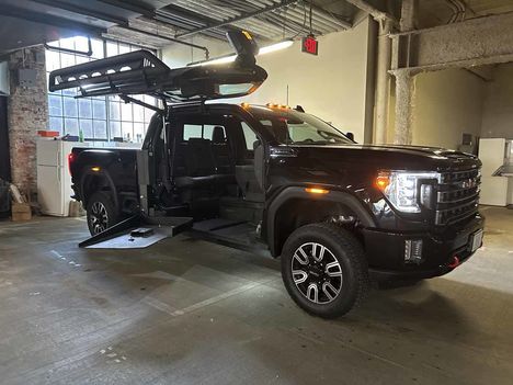 Used Wheelchair Van For Sale: 2023 Gmc Sierra 2500hd At4 Wheelchair Accessible Van For Sale with a AT Conversions on it. VIN: ATCD-9308