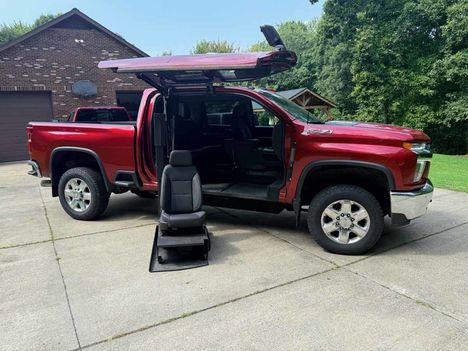 Used Wheelchair Van For Sale: 2021 Chevrolet Silverado 2500HD Ltz Wheelchair Accessible Van For Sale with a AT Conversions on it. VIN: ATCD-9310