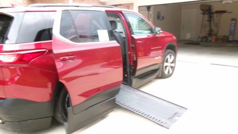 Used Wheelchair Van For Sale: 2021 Chevrolet Traverse Lt Leather Wheelchair Accessible Van For Sale with a AT Conversions on it. VIN: ATCD-9311