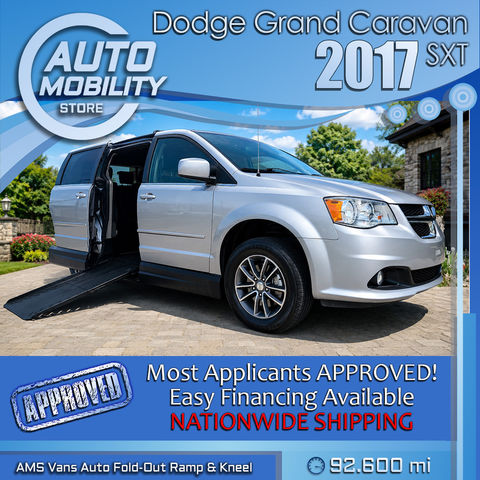 Used Wheelchair Van For Sale: 2017 Dodge Caravan SXT Wheelchair Accessible Van For Sale with a AMS - Dodge Legend Side Entry on it. VIN: 2C4RDGCG9HR863958