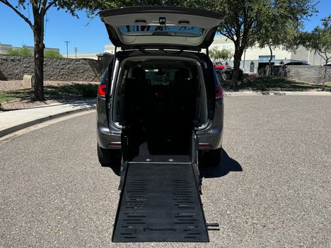 Used Wheelchair Van For Sale: 2023 Chrysler Pacifica Touring L Wheelchair Accessible Van For Sale with a BraunAbility Braun Rear Entry on it. VIN: 2C4RC1BGXPR521225