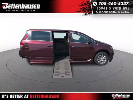 Used Wheelchair Van For Sale: 2016 Honda Odyssey EX-L Wheelchair Accessible Van For Sale with a  on it. VIN: 5FNRL5H64GB027508