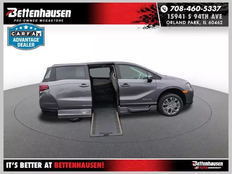 New Wheelchair Van For Sale: 2026 Honda Odyssey Touring Wheelchair Accessible Van For Sale with a  on it. VIN: 5FNRL6H82TB021207