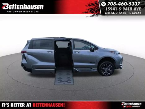 New Wheelchair Van For Sale: 2026 Toyota Sienna XSE Wheelchair Accessible Van For Sale with a  on it. VIN: 5TDXRKEC3TS303729