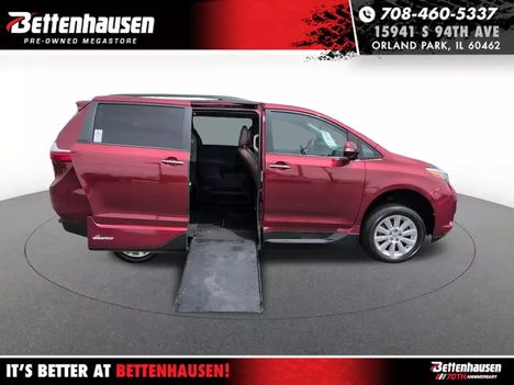 Used Wheelchair Van For Sale: 2015 Toyota Sienna Limited Premium Wheelchair Accessible Van For Sale with a  on it. VIN: 5TDYK3DC4FS619855