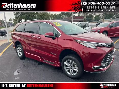 Used Wheelchair Van For Sale: 2022 Toyota Sienna Limited Wheelchair Accessible Van For Sale with a  on it. VIN: 5TDZRKEC3NS080233