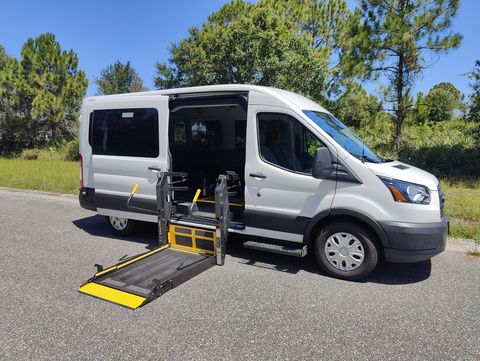 Used Wheelchair Van For Sale: 2019 Ford Transit 350 XL Medium Roof Wheelchair Accessible Van For Sale with a Non Branded - Full Size Van Conversion on it. VIN: 1FBZX2CM3KKB57532