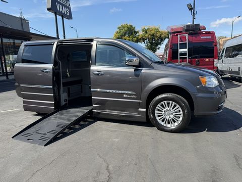 Used Wheelchair Van For Sale: 2015 Chrysler Town & Country Touring-L Wheelchair Accessible Van For Sale with a BraunAbility - Chrysler Foldout on it. VIN: 2C4RC1CG6FR589423