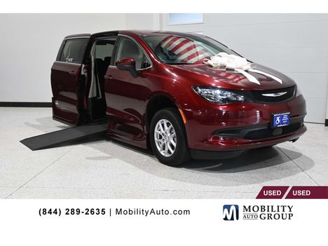 Used Wheelchair Van For Sale: 2023 Chrysler Voyager LX Mobility Handicap Van Wheelchair Accessible Van For Sale with a VMI NorthStar Power In-Floor Side Entry on it. VIN: 2C4RC1CG9PR522400