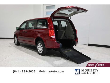 Used Wheelchair Van For Sale: 2015 Dodge Grand Caravan SE Plus Mobility Handicap Van Wheelchair Accessible Van For Sale with a ATS Advantage Manual Rear Entry Long Channel on it. VIN: 2C4RDGBG3FR688752