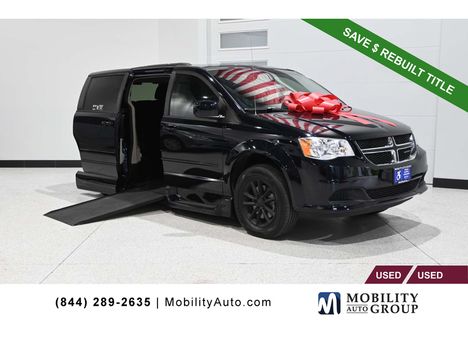 Used Wheelchair Van For Sale: 2015 Dodge Grand Caravan SXT Mobility Handicap Van Wheelchair Accessible Van For Sale with a VMI NorthStar Power In-Floor Side Entry on it. VIN: 2C4RDGCG8FR556701