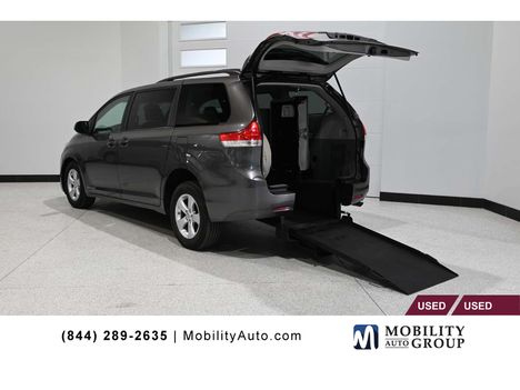 Used Wheelchair Van For Sale: 2013 Toyota Sienna LE Mobility Handicap Van Wheelchair Accessible Van For Sale with a FMI Long Channel Manual Rear Entry on it. VIN: 5TDKK3DC7DS369272