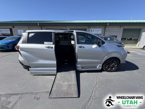 Used Wheelchair Van For Sale: 2025 Toyota Sienna XSE Wheelchair Accessible Van For Sale with a VMI Toyota Sienna Hybrid - AWD on it. VIN: 5TDDSKFC1SS203469
