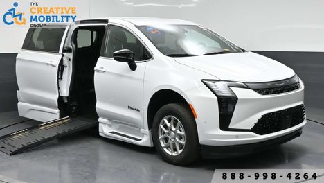 New Wheelchair Van For Sale: 2027 Chrysler Pacifica Select Wheelchair Accessible Van For Sale with a BraunAbility Chrysler Foldout XT on it. VIN: 2C4RC1BG0VR555221