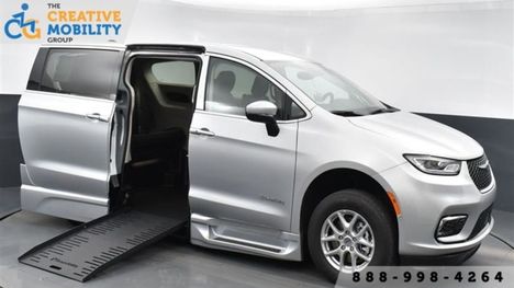 Used Wheelchair Van For Sale: 2023 Chrysler Pacifica Touring L Wheelchair Accessible Van For Sale with a BraunAbility Chrysler Foldout XT on it. VIN: 2C4RC1BG1PR625067