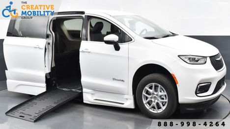 Used Wheelchair Van For Sale: 2024 Chrysler Pacifica Touring L Wheelchair Accessible Van For Sale with a BraunAbility Chrysler Foldout XT on it. VIN: 2C4RC1BG8RR123188