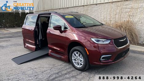 Used Wheelchair Van For Sale: 2023 Chrysler Pacifica Touring L Wheelchair Accessible Van For Sale with a VMI Chrysler Pacifica Northstar Access360 by VMI on it. VIN: 2C4RC1BGXPR537635