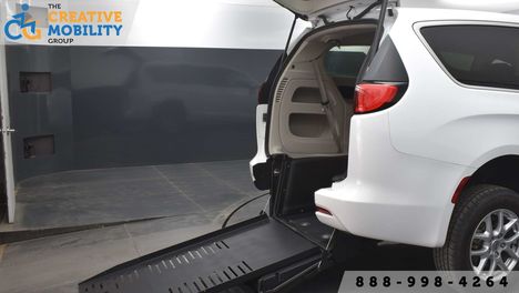 Used Wheelchair Van For Sale: 2023 Chrysler Voyager LX Fleet Wheelchair Accessible Van For Sale with a BraunAbility Chrysler Manual Rear-Entry on it. VIN: 2C4RC1CG4PR596033