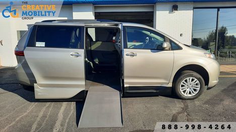 Used Wheelchair Van For Sale: 2016 Toyota Sienna XLE Wheelchair Accessible Van For Sale with a VMI Toyota NorthstarAccess360 on it. VIN: 5TDYK3DC0GS726967