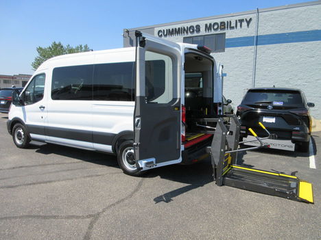 New Wheelchair Van For Sale: 2026 Ford E-transit Cargo Van 350 High Roof Wheelchair Accessible Van For Sale with a Non Branded Wheelchair Lift & Tiedowns on it. VIN: 1FDAX2C89TKA12438