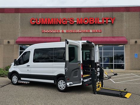 Used Wheelchair Van For Sale: 2020 Ford Transit Passenger Van 150 XLT Medium Roof Wheelchair Accessible Van For Sale with a MobilityWorks Commercial Mobility Works Full Size Ford E-Series on it. VIN: 1FDZK1C82LKA10218