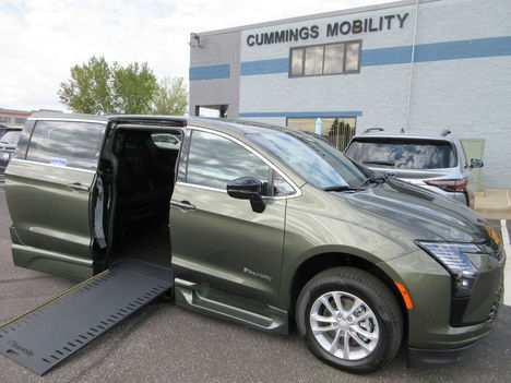 New Wheelchair Van For Sale: 2027 Chrysler Pacifica Select Wheelchair Accessible Van For Sale with a BraunAbility Chrysler Infloor on it. VIN: 2C4RC1BG1VR569497