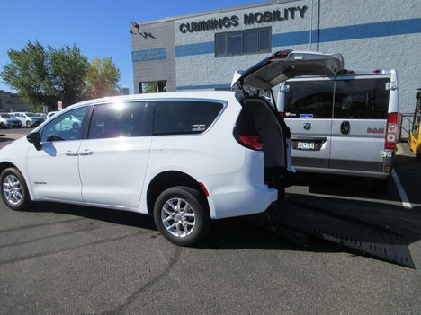 Used Wheelchair Van For Sale: 2024 Chrysler Pacifica Touring L Wheelchair Accessible Van For Sale with a BraunAbility Chrysler Manual Rear-Entry on it. VIN: 2C4RC1BG9RR145510