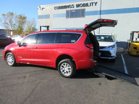 New Wheelchair Van For Sale: 2026 Chrysler Pacifica Select Wheelchair Accessible Van For Sale with a BraunAbility Chrysler Manual Rear-Entry on it. VIN: 2C4RC1BG9TR202067
