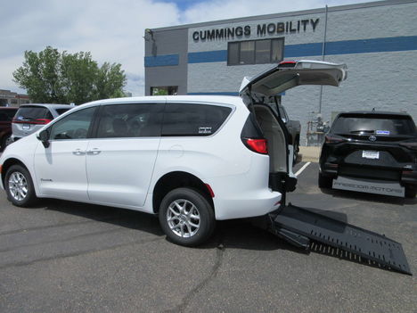 Used Wheelchair Van For Sale: 2023 Chrysler Voyager LX Wheelchair Accessible Van For Sale with a BraunAbility Chrysler Manual Rear-Entry on it. VIN: 2C4RC1CG7PR549059