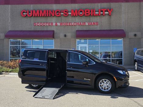 New Wheelchair Van For Sale: 2026 Chrysler Voyager LX Wheelchair Accessible Van For Sale with a BraunAbility Chrysler Companion Van on it. VIN: 2C4RC1CG8TR158299