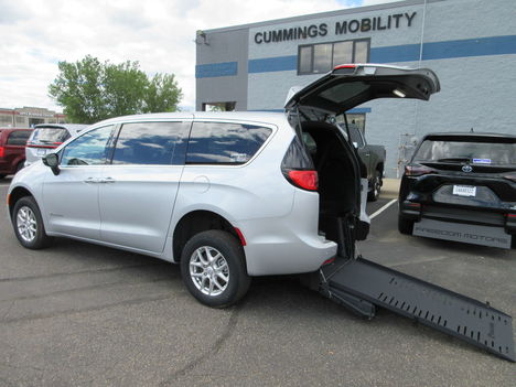 New Wheelchair Van For Sale: 2026 Chrysler Voyager LX Wheelchair Accessible Van For Sale with a BraunAbility Chrysler Manual Rear-Entry on it. VIN: 2C4RC1CG8TR173689