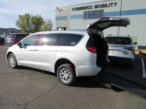 New Wheelchair Van For Sale: 2026 Chrysler Voyager LX Wheelchair Accessible Van For Sale with a BraunAbility Chrysler Manual Rear-Entry on it. VIN: 2C4RC1CGXTR188565