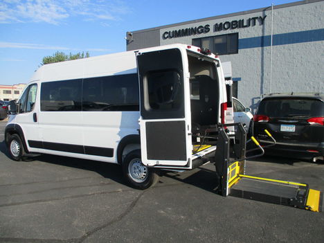 New Wheelchair Van For Sale: 2024 Ram Promaster 3500 Tradesman High Roof Wheelchair Accessible Van For Sale with a Commercial Vans Ram Promaster on it. VIN: 3C6MRVHG5RE152356