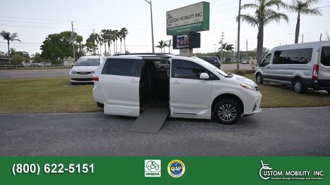 Used Wheelchair Van For Sale: 2019 Toyota Sienna XLE Wheelchair Accessible Van For Sale with a VMI Toyota NorthstarAccess360 on it. VIN: 5TDYZ3DC7KS977778