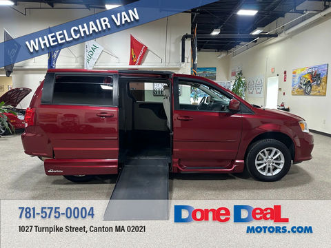Used Wheelchair Van For Sale: 2016 Dodge Caravan SXT Wheelchair Accessible Van For Sale with a BraunAbility - Dodge CompanionVan on it. VIN: 2C4RDGCG2GR217515
