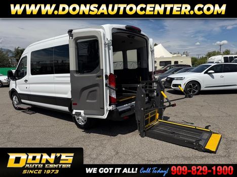 Used Wheelchair Van For Sale: 2020 Ford Transit Passenger Van 350 XL Medium Roof Wheelchair Accessible Van For Sale with a  on it. VIN: 1FDAX2C82LKA52330