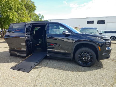 New Wheelchair Van For Sale: 2026 Chevrolet Traverse LT Midnight Wheelchair Accessible Van For Sale with a BraunAbility - Chevrolet Traverse - Wheelchair SUV on it. VIN: 1GBERGKS1TJ375174